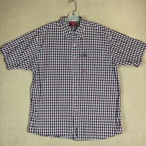 Shady Limited Shirt Mens M Multicolor Plaid Vintage Short Sleeve Oversized Relax